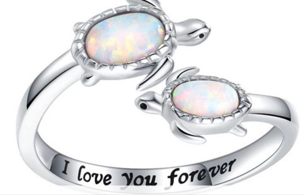 Elegant Trendy Turtle Open Ring - Picture 1 of 2